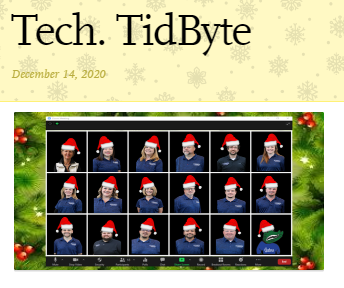 December 2020 Tech TidByte eNewsletter